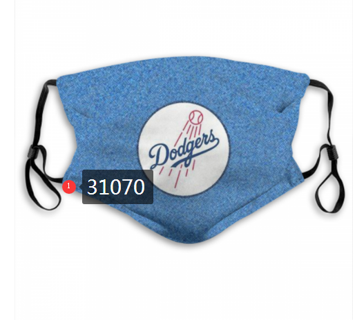 2020 Los Angeles Dodgers Dust mask with filter 12